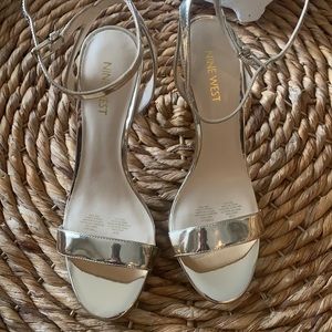 Nine West Aniston Metallic Heel
